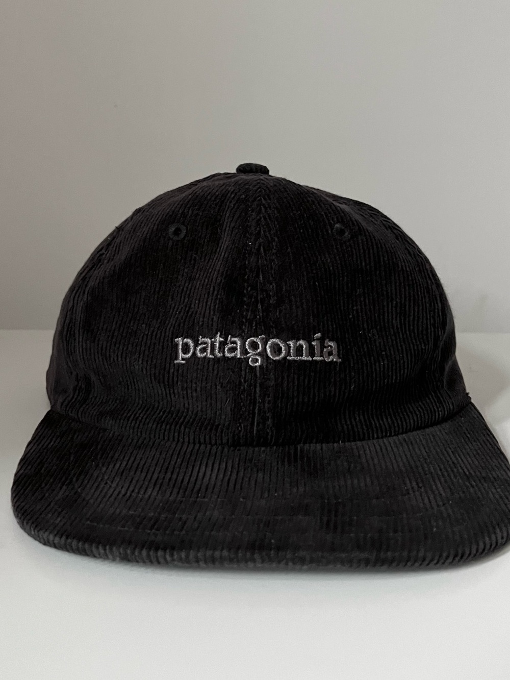 Patagonia Grey Corduroy Hat with Logo